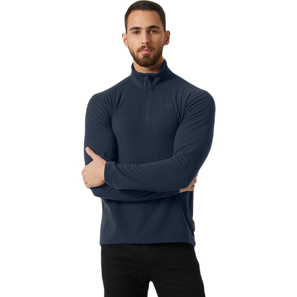 Helly Hansen Men’s Daybreaker Fleece Pullover Mockneck 1/4 Zip XL Navy Blue